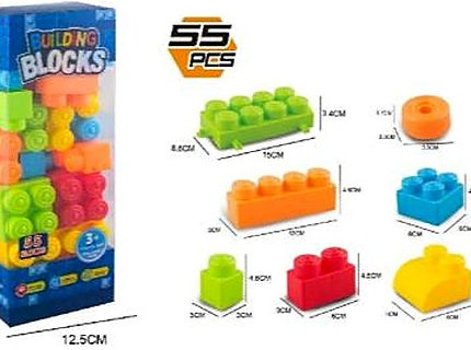 55-Piece Building Blocks