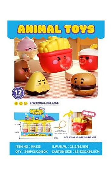 Stress Relief Bubble Blower Food Series