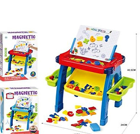 Magnetic Educational Drawing Board Table, Color Box