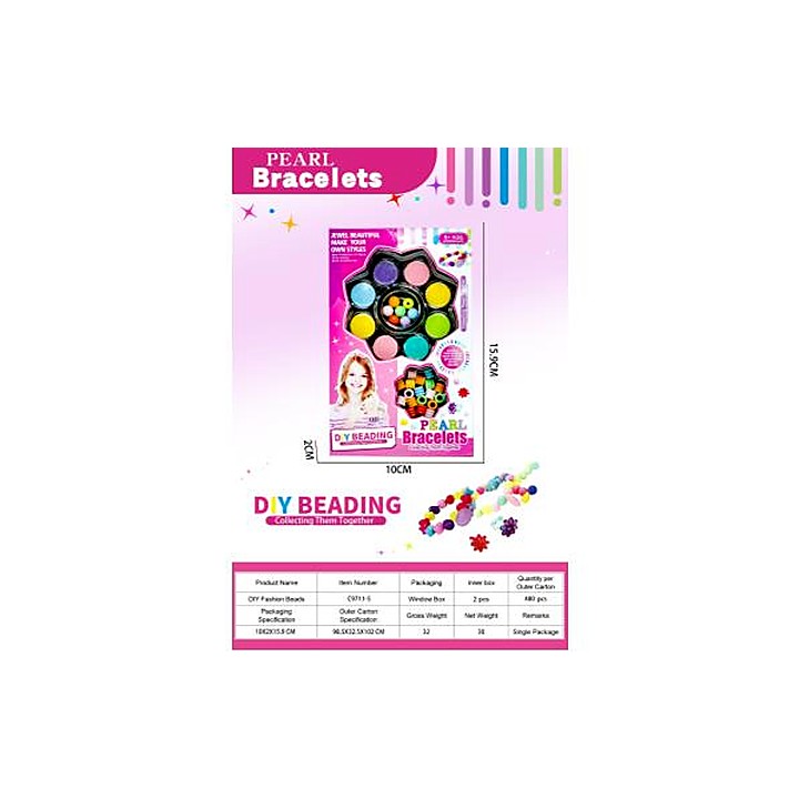 DIY Girls Beaded Jewelry Set