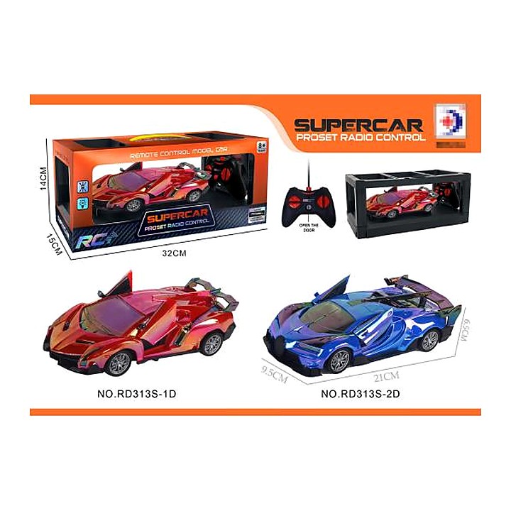 1:24 RC One-Click Door Opening Skeleton Car