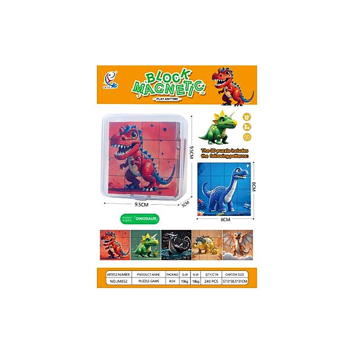 Magnetic Cube Building Block Puzzle