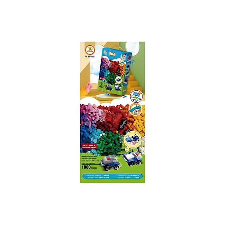 1000-Piece Creative Building Block Set