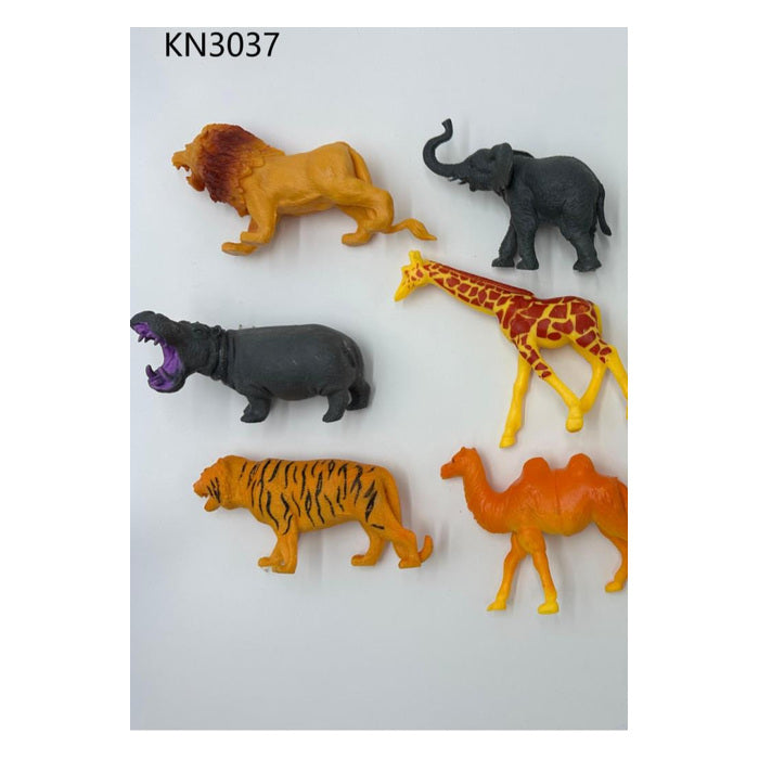 Realistic Animal Figure Set, 6 pcs