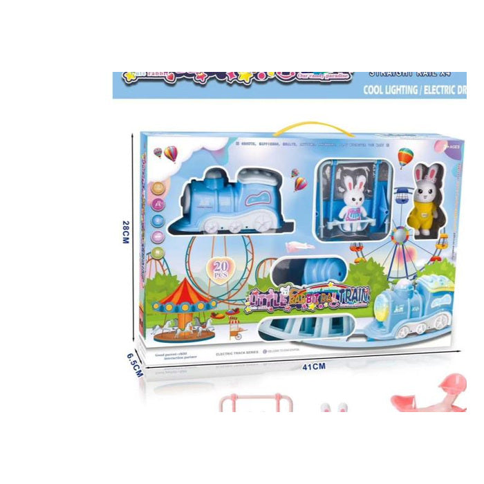 Electric Train Track Set