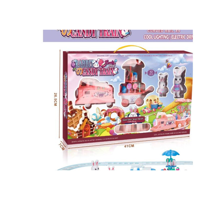 Electric Train Track Set
