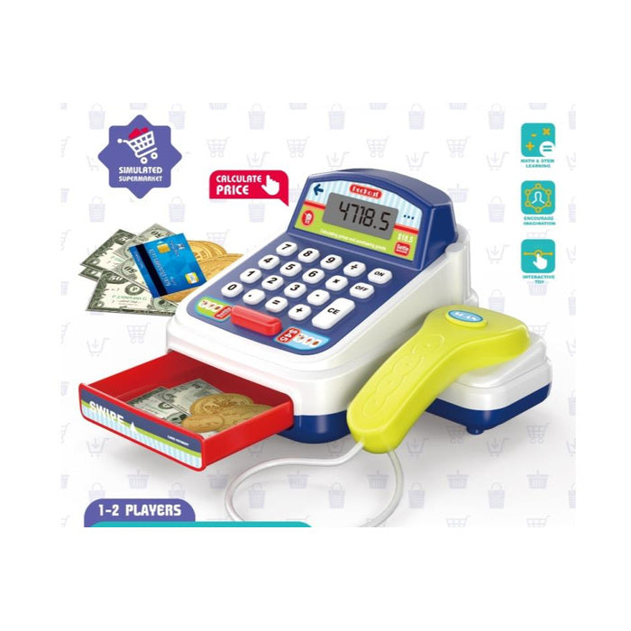 Pretend Play Cash Register with Light & Sound