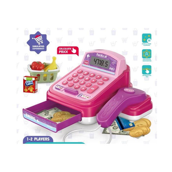 Pretend Play Cash Register with Light & Sound