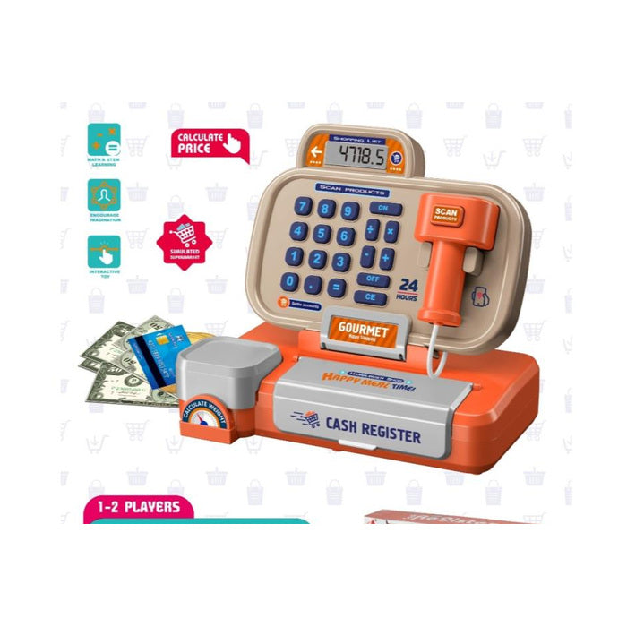 Pretend Play Cash Register with Light & Sound