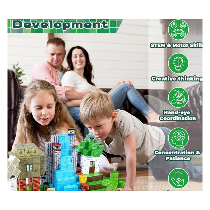 Jungle Building Block Set, 100 pcs