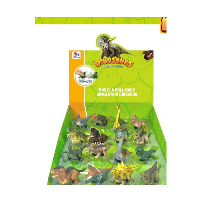 Dinosaur Friction Toy Vehicle, Assorted - Display box: 16 pcs