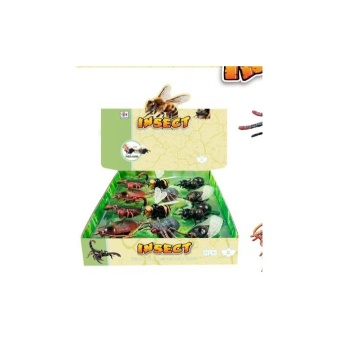 Insect Friction Toy Vehicle, Assorted - Display box: 12 pcs