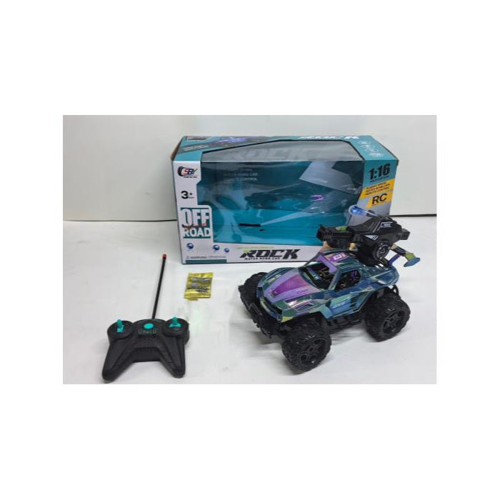 RC Off-Road Vehicle with Lights, 1:16