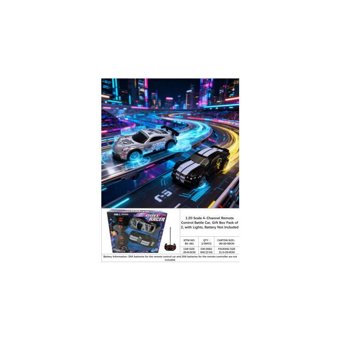 RC Vehicle with Lights, 1:20