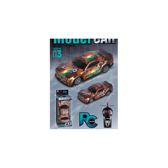 RC Race Car with Lights, 1:20