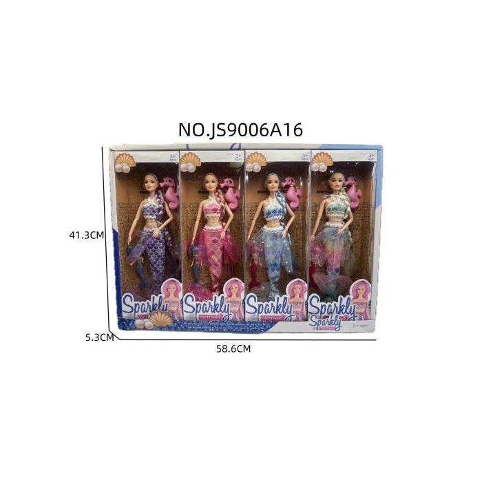 Mermaid Fashion Doll, 11.5 in
