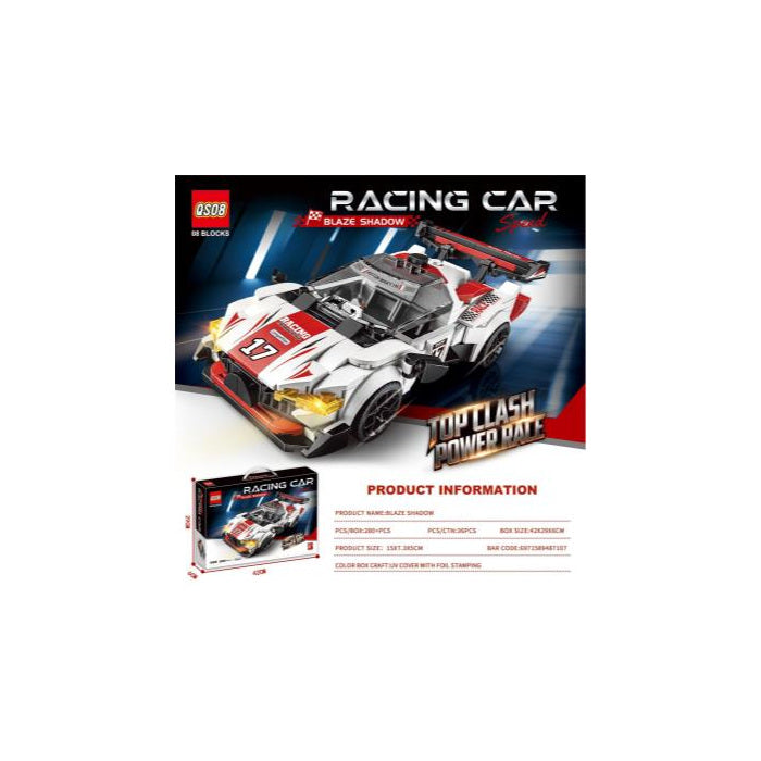 Race Car Building Block Set