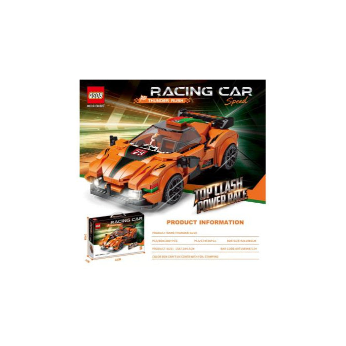 Race Car Building Block Set