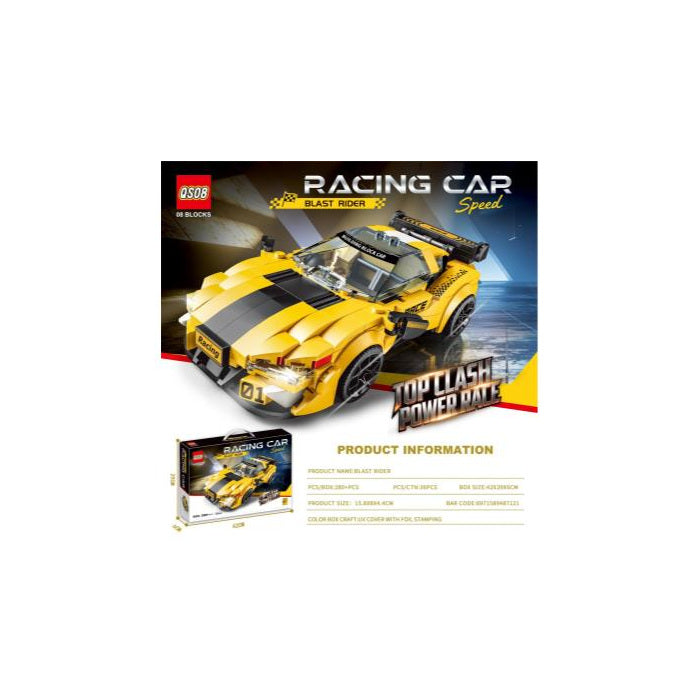 Race Car Building Block Set