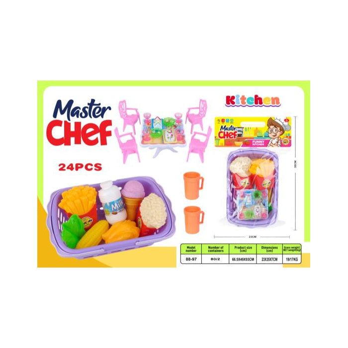 Kids' Pretend Play Tableware Set