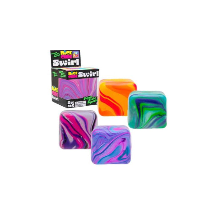 Ribbed Sensory Cube Toy, Assorted - 4 assorted colours