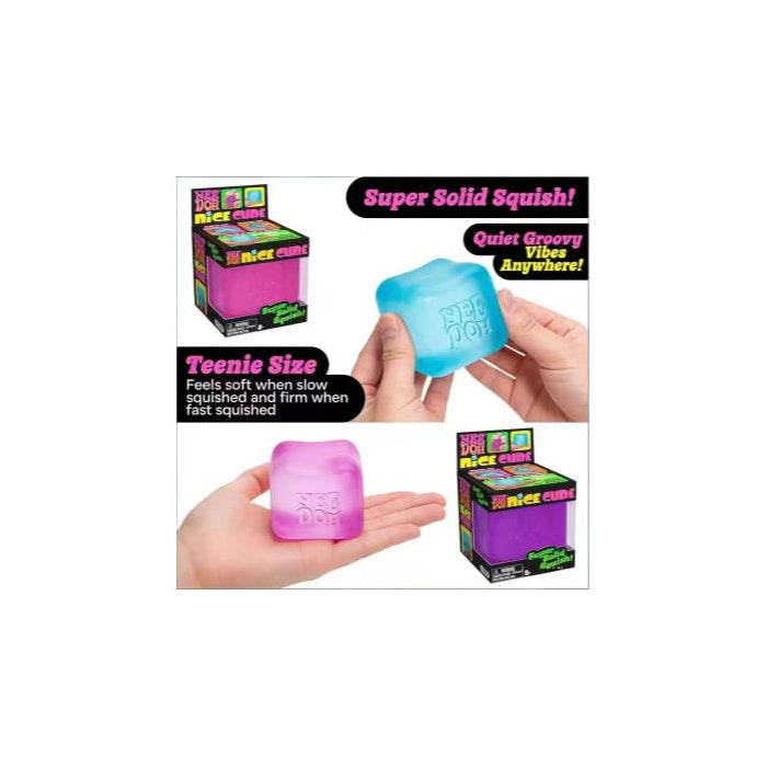 Lettered Sensory Cube Toy, Assorted - 3 assorted colours