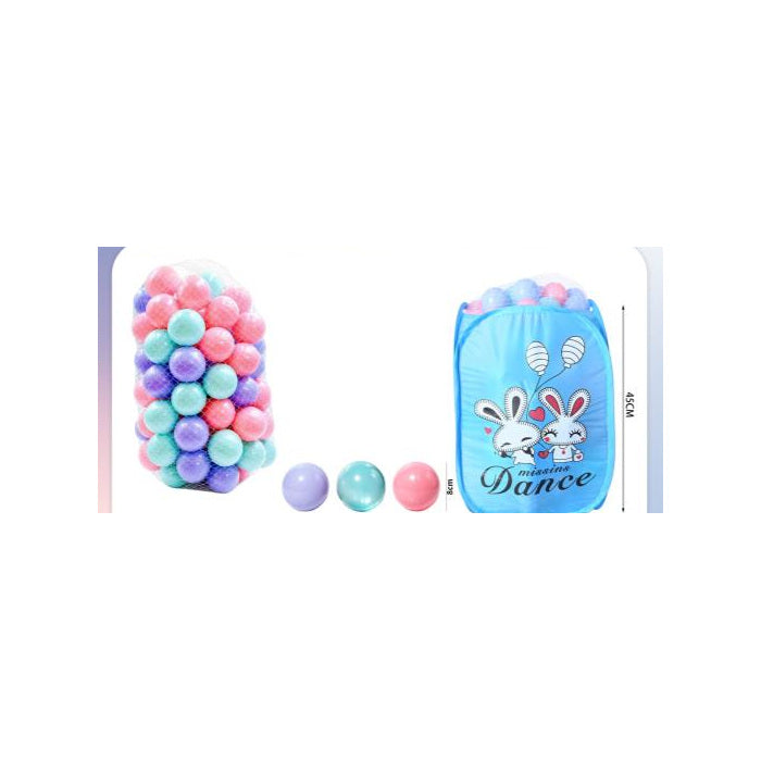 Play Balls, 50 pcs, 8 cm, Macaron Colours