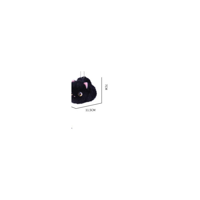 Tumbling Cat Toy, Black, Q359