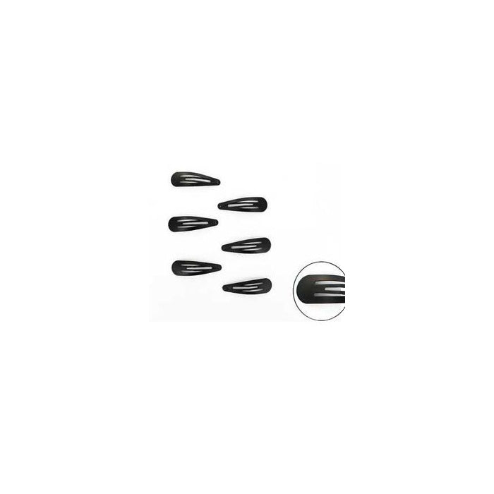 Snap Hair Clips, 6 pcs