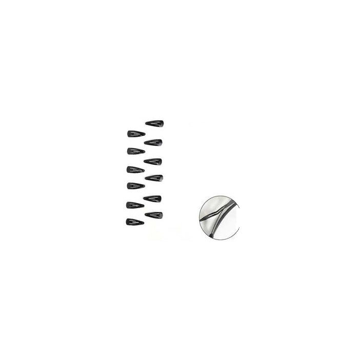 Snap Hair Clips, 12 pcs
