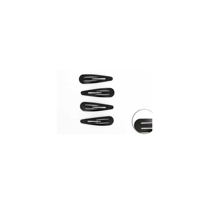 Snap Hair Clips, 4 pcs