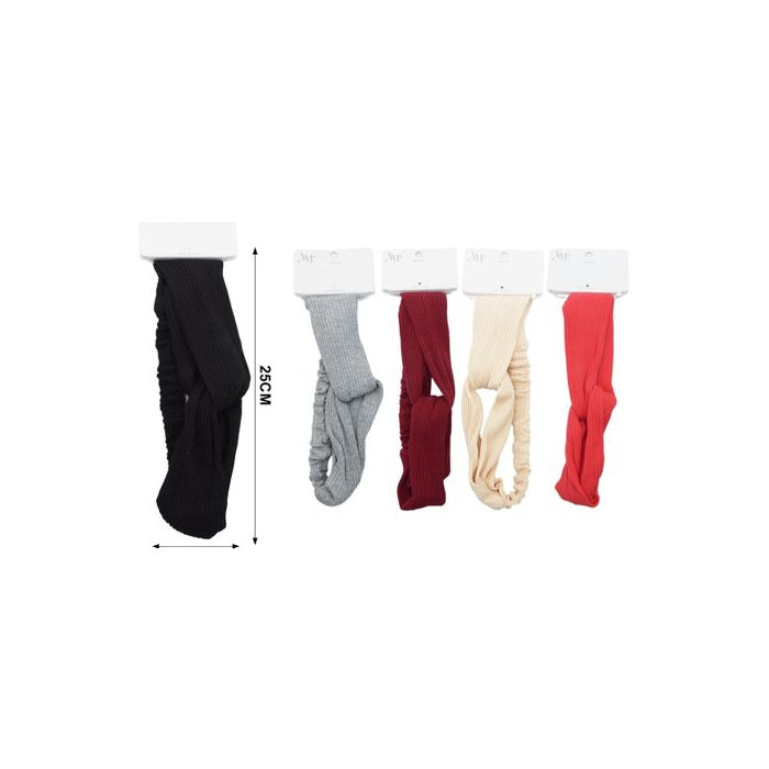 Textured Cross Hairband - 6 cm