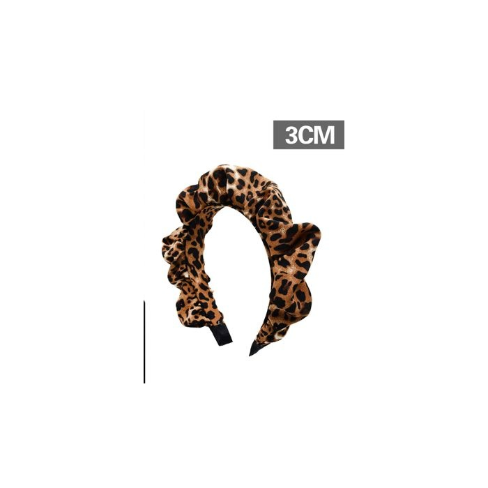 Leopard Print Headband, 3 cm