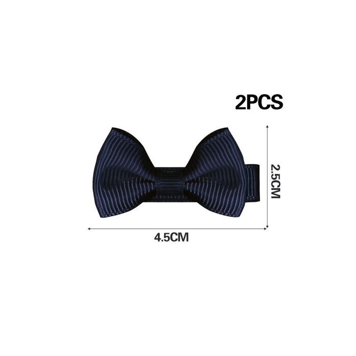 Butterfly Bow Hair Clips, 2-Pack, 4.5 × 2.5 cm