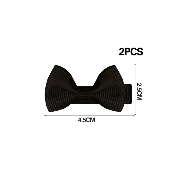 Butterfly Bow Hair Clips, 2-Pack, 4.5 × 2.5 cm