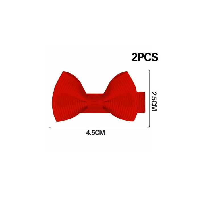 Butterfly Bow Hair Clips, 2-Pack, 4.5 × 2.5 cm