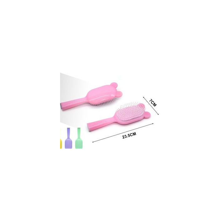 Assorted Jelly-Colour Detangling Hair Brush - 7 × 3.5 cm (2.76 ×.25 in)