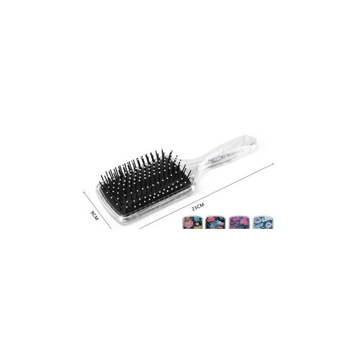 Printed Cushion Hair Brush