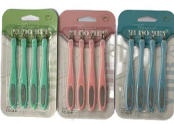 Large Cuticle Files, 4-Pack