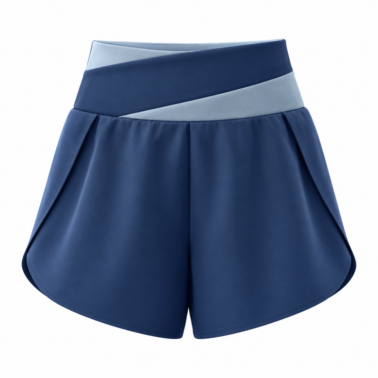 Women's Colour-Block Quick-Dry Shorts