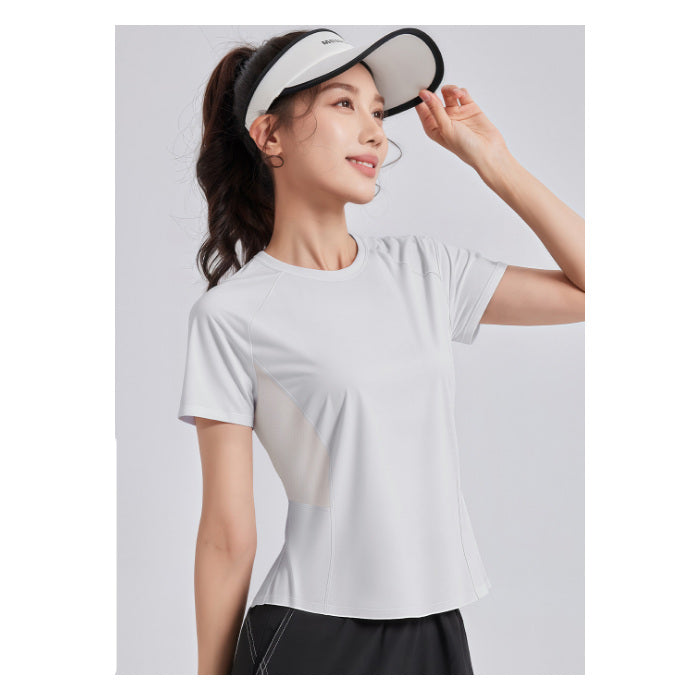 Women's Loose Mesh-Back T-Shirt