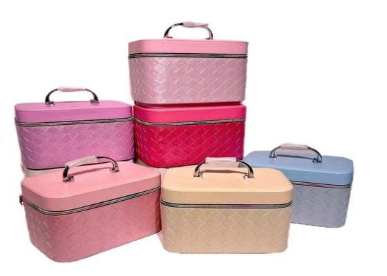 Makeup Train Case Set, 3-Piece