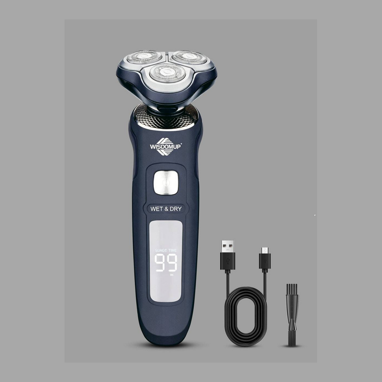 LED 3-Head Rotary Electric Shaver