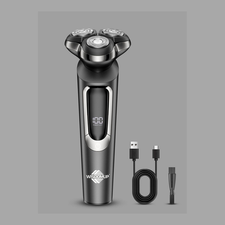 LED 3-Head Rotary Electric Shaver