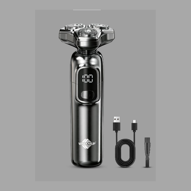 LED 3-Head Rotary Electric Shaver