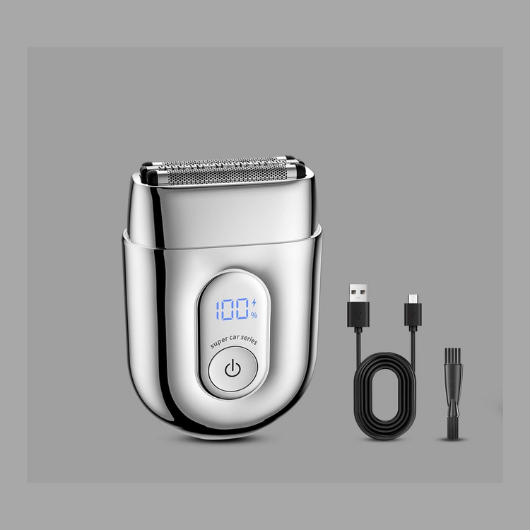 Portable LED Foil Electric Shaver