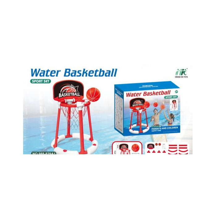 Pool Basketball Hoop with Backboard & 2 Balls