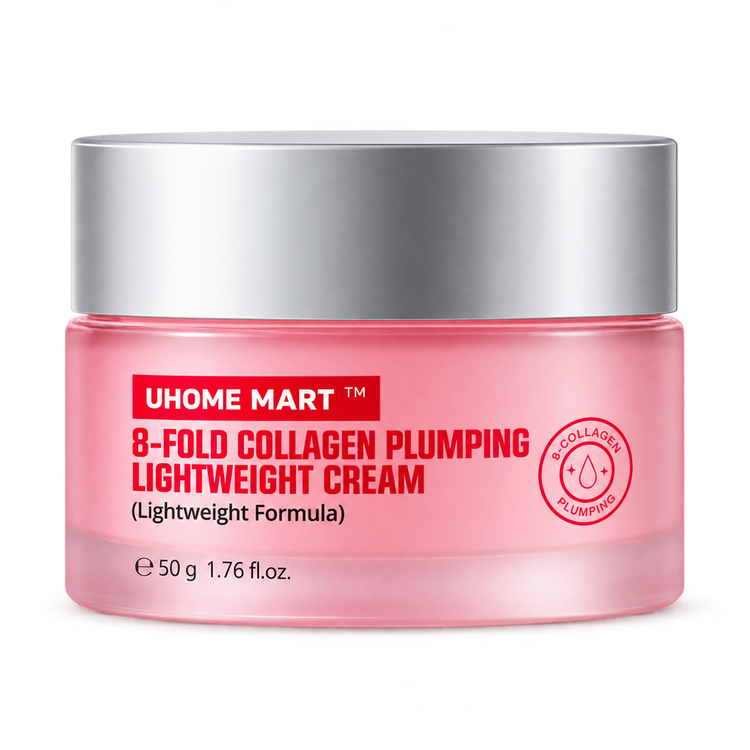 UHOME MART 8-Fold Collagen Plumping Lightweight Cream, 50g