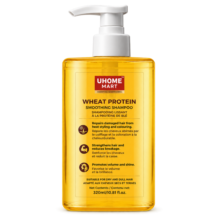 UHOME MART Wheat Protein Smoothing Shampoo, 320mL