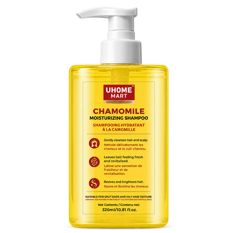 UHOME MART Chamomile Moisturizing Shampoo, 320mL